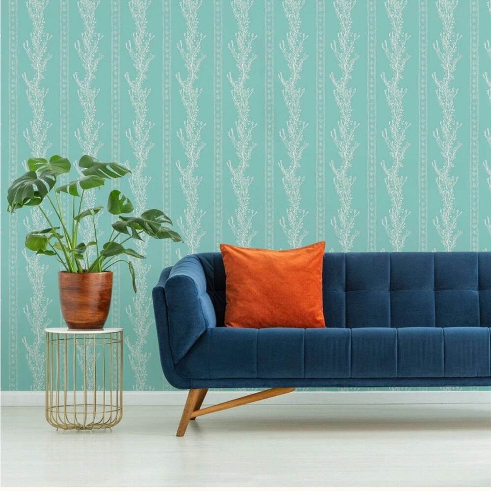 Anthropologie New Annika Reed studios Gatty's Kelp Forest ~ Sea Glass Green